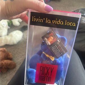 Ty Blue Ricky Martin Bear - Limited Edition